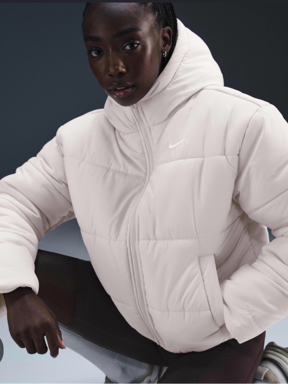 Nike Sportswear Classic Puffer Therma-Fit Loose Hooded Jacket NEW